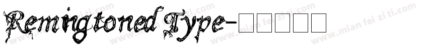 Remingtoned Type字体转换